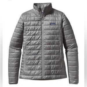 Patagonia Nano Puff Puffer Jacket Gray Womens Size XL